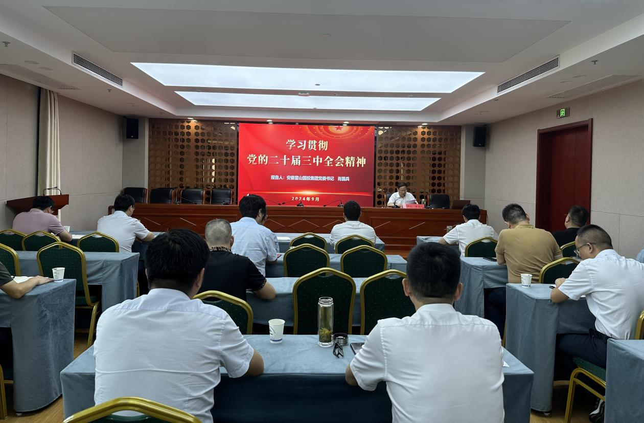 國投集團宣講黨的二十屆三中全會精神